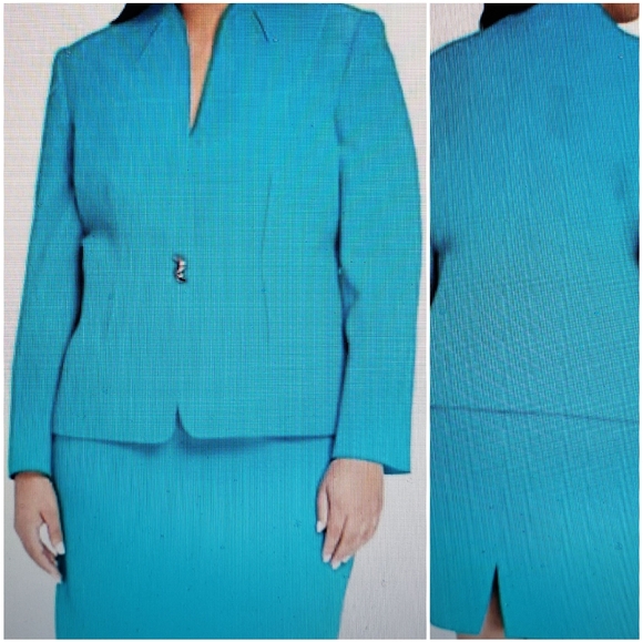 Tahari Jackets & Blazers - Tahari ASL Women's Plus Single Button Skirt Suite